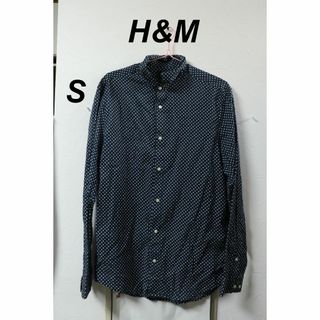 エイチアンドエム(H&M)のプロフ必読H&Mドット長袖シャツ/ブランドかわいい良品S(シャツ)