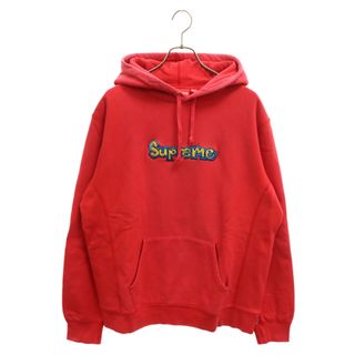 シュプリーム(Supreme)のSUPREME シュプリーム 18SS Gonz Logo Hooded Sweat Shirt ゴンズロゴプルオーバースウェットパーカー レッド(パーカー)