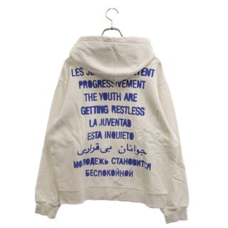 シュプリーム(Supreme)のSUPREME シュプリーム 20SS Restless Youth Hooded Sweatshirt バックプリントプルオーバースウェットパーカー ホワイト(パーカー)