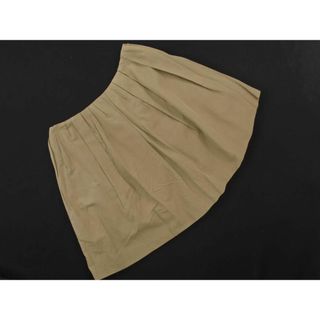 スピックアンドスパン(Spick & Span)のSpick & Span スピック＆スパン シルク混 タック スカート size38/ベージュ ■◇ レディース(ミニスカート)