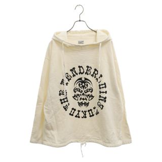 テンダーロイン(TENDERLOIN)のTENDERLOIN テンダーロイン 17AW T-SWEAT PARKA BS ボルネオスカル プリント フーディ プルオーバー スウェット パーカー アイボリー(パーカー)