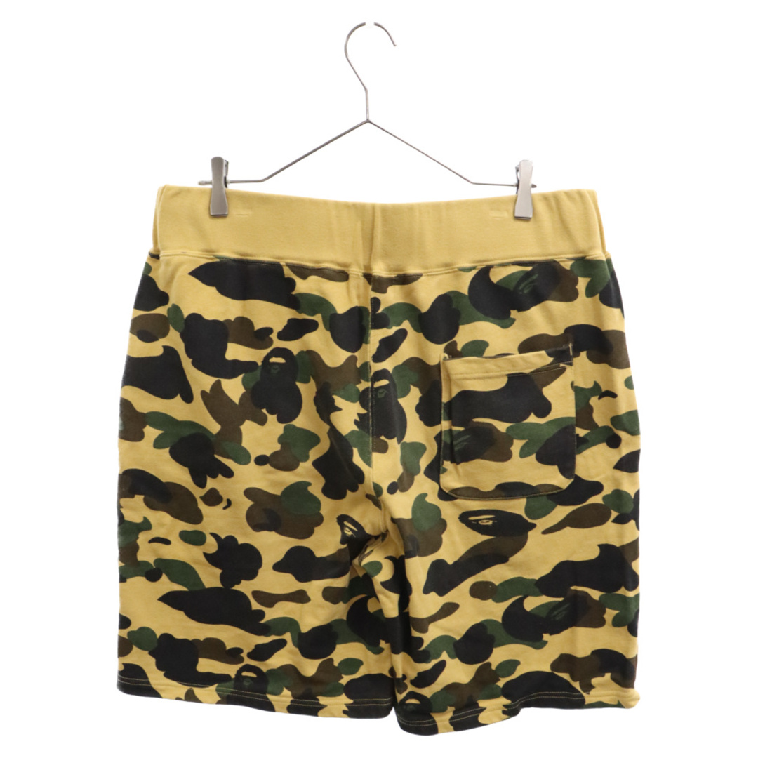 A BATHING APE(アベイシングエイプ)のA BATHING APE アベイシングエイプ ABC CAMO SWEAT SHORTS カモ コットン スウェット ショーツ ハーフパンツ カーキ 001SPI301015M メンズのパンツ(ショートパンツ)の商品写真