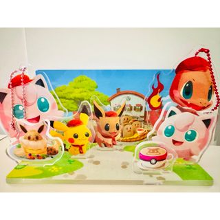 ポケモン(ポケモン)のポケモンカフェ　キーホルダー　アクスタ(キャラクターグッズ)