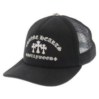 クロムハーツ(Chrome Hearts)のCHROME HEARTS クロムハーツ King Taco Trucker Cap キングタコ セメタリークロスプリント トラッカーメッシュキャップ ブラック(キャップ)