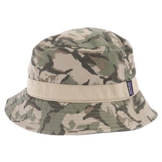 パタゴニア(patagonia)のPATAGONIA パタゴニア WAVEFARER BUCKET ウェーブフェアラー バケットハット 帽子 ハット 迷彩 カモフラ 29155 ベージュ(ハット)