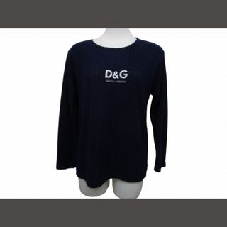 ディーアンドジー(D&G)のディー&ジー ドルガバ ドルチェ&ガッバーナ D&G ウール 長袖 ニット ロゴ(ニット/セーター)