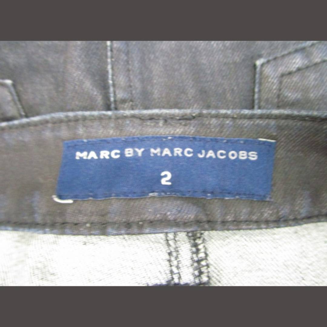 MARC BY MARC JACOBS(マークバイマークジェイコブス)のマークバイマークジェイコブス 美品 デニム ミニスカート 黒 ■GY14 レディースのスカート(ひざ丈スカート)の商品写真