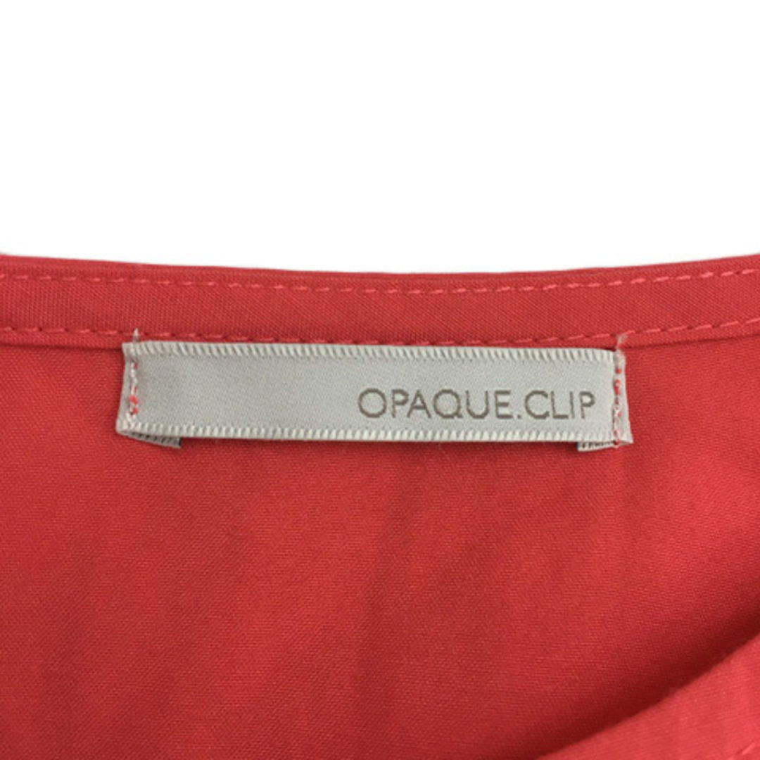 OPAQUE.CLIP(オペークドットクリップ)のオペークドットクリップ カットソー ブラウス プルオーバー 半袖 M ピンク レディースのトップス(カットソー(半袖/袖なし))の商品写真