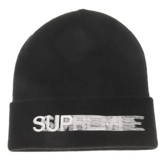 シュプリーム(Supreme)のSUPREME シュプリーム 23SS Motion Logo Beanie モーションロゴ ビーニー ニットキャップ ブラック(ニット帽/ビーニー)