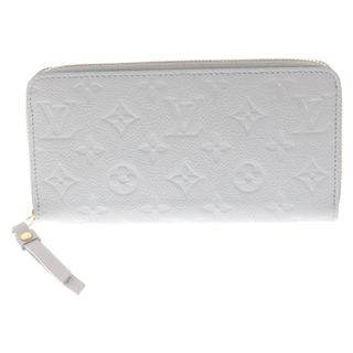 ルイヴィトン(LOUIS VUITTON)のLOUIS VUITTON ルイヴィトン モノグラム アンプラント ジッピーウォレット 長財布 ブルー M83225 IDタグ(財布)