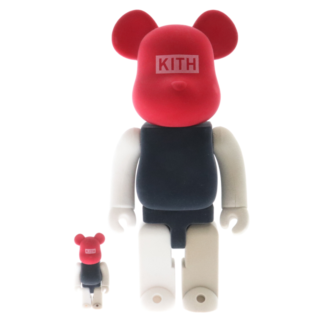 MEDICOM TOY(メディコムトイ)のMEDICOM TOY メディコムトイ ×KITH BE@RBRICK PYRE 100%&400% ベアブリック キス フィギュア マルチカラー エンタメ/ホビーのフィギュア(その他)の商品写真