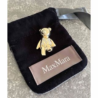 Max Mara - 【極美品】MaxMara  🧸 シャイニーブローチ