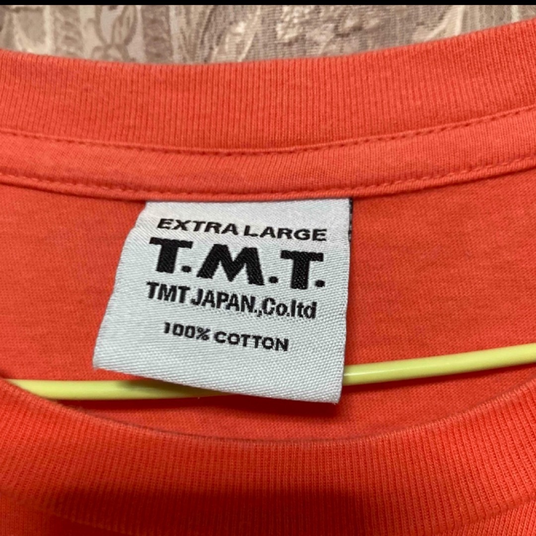 TMT(ティーエムティー)のメンズ　半袖Tシャツ　TMT  オレンジ メンズのトップス(Tシャツ/カットソー(半袖/袖なし))の商品写真