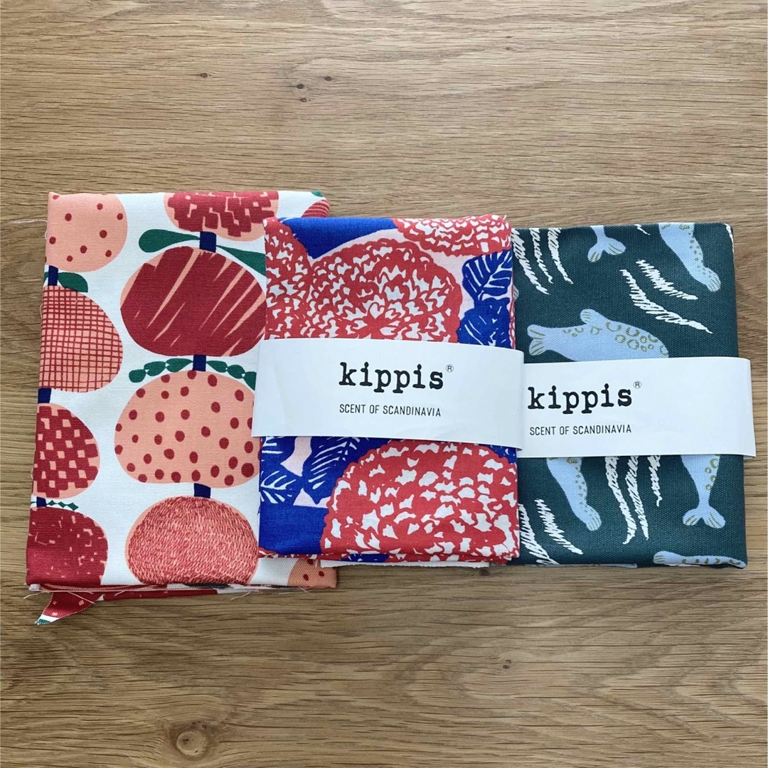 kippis(キッピス)のkippis 生地　3柄セット ハンドメイドの素材/材料(生地/糸)の商品写真