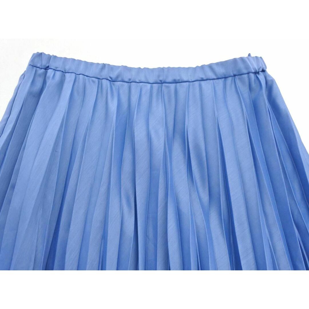 UNTITLED(アンタイトル)のUNTITLED アンタイトル プリーツ マキシ スカート size4/青 ■◇ レディース レディースのスカート(ロングスカート)の商品写真
