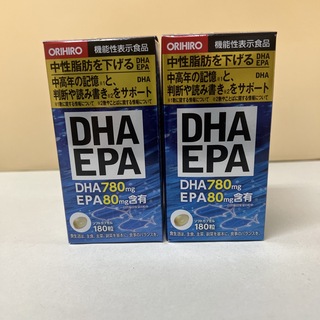 オリヒロ(ORIHIRO)のオリヒロ DHA EPA(180粒) 2箱(その他)