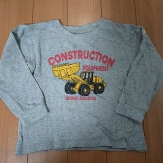 長袖　ロンＴ　キッズ　100 はたらくくるま　車　ホイルローダー　トミカ好き(Tシャツ/カットソー)