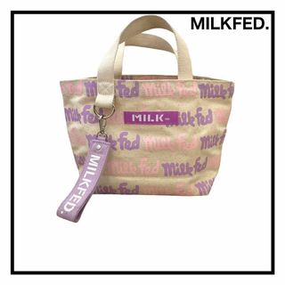 ミルクフェド(MILKFED.)の【MILKFED.】　ミルクフェド　トートバッグ　レディース　ロゴ入り　カバン(トートバッグ)