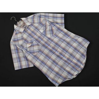 リーバイス(Levi's)のLEVI'S リーバイス チェック シャツ sizeM/白ｘ水色ｘ赤 ■◇ メンズ(シャツ)