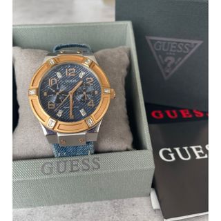 ゲス(GUESS)のguess ゲス　デニムベルト　腕時計　レディース　レア(腕時計)