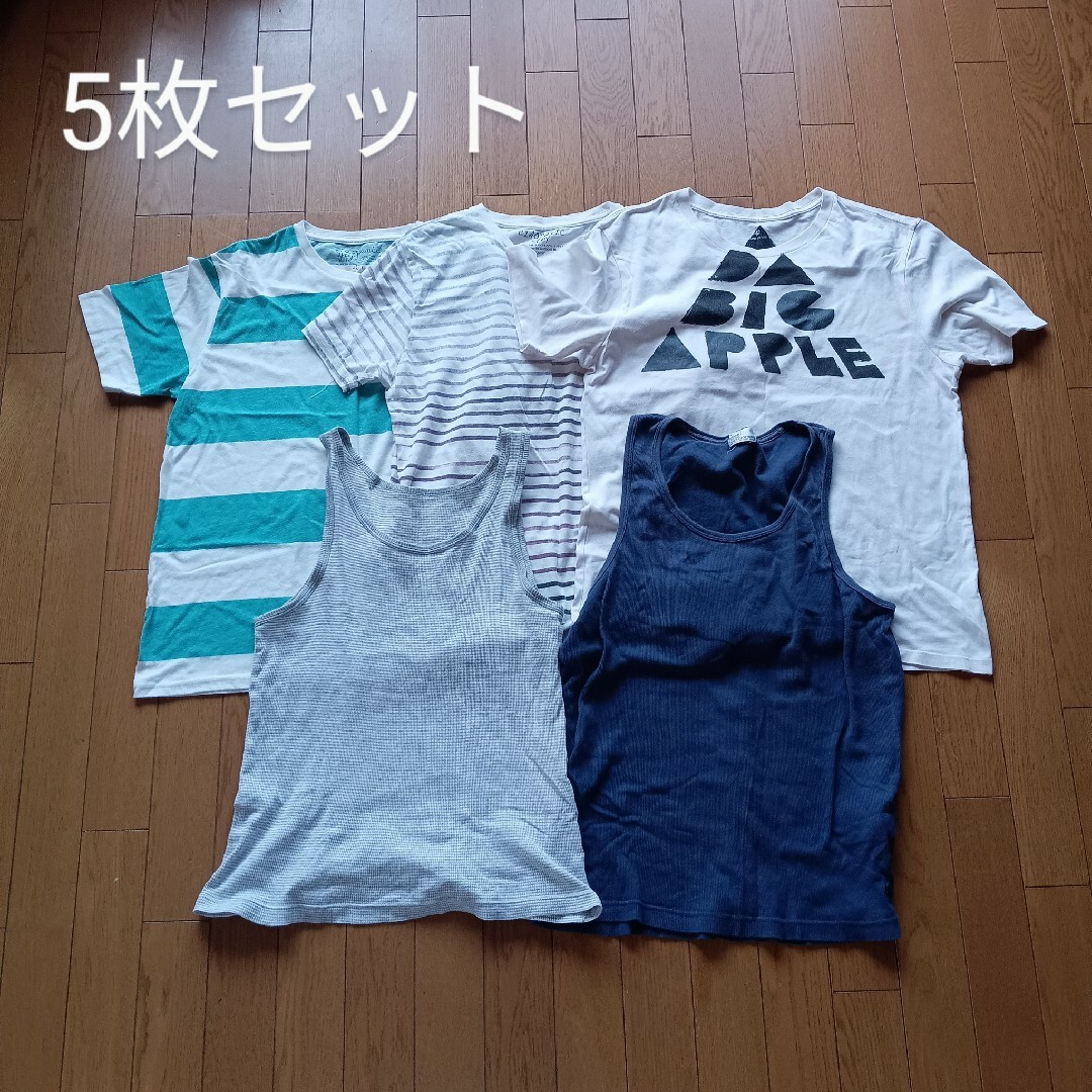 ☆Tシャツ＆タンクトップ 5枚セット ユニクロ Coen チャオパニックGAP☆ メンズのトップス(Tシャツ/カットソー(半袖/袖なし))の商品写真