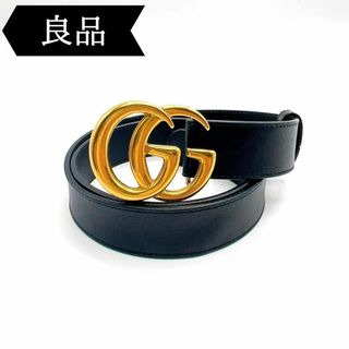 Gucci - 本物GUCCIレディースベルトグッチ黒ブラック刻印80cmの通販 by