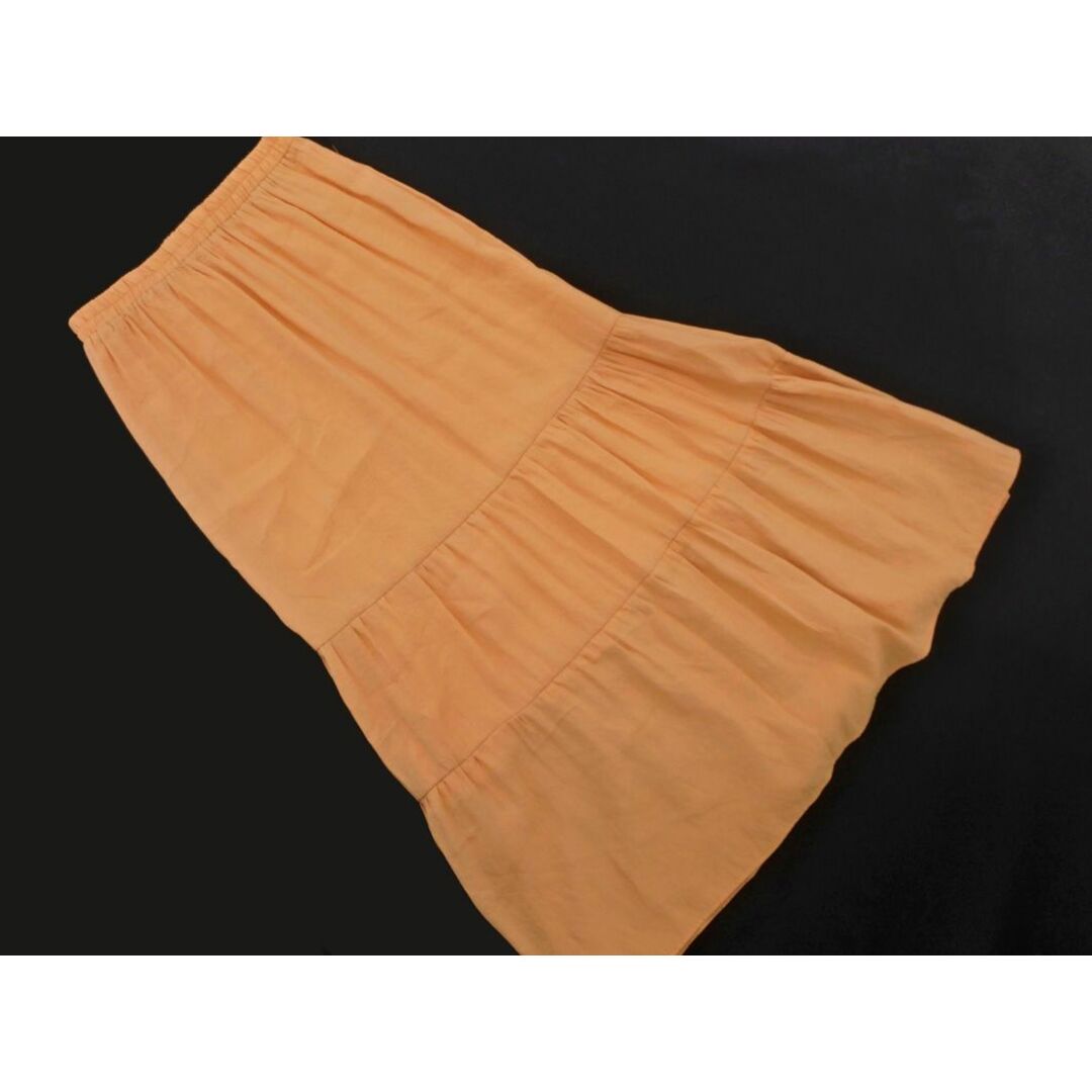 un dix cors アンディコール ロング スカート sizeM/オレンジベージュ ■◇ レディース レディースのスカート(ロングスカート)の商品写真