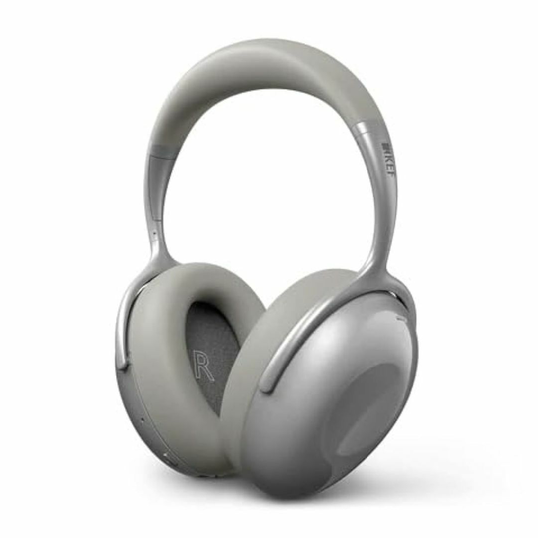 【色: シルバーグレー】KEF Mu7 ワイヤレスヘッドホン Bluetooth スマホ/家電/カメラのオーディオ機器(ヘッドフォン/イヤフォン)の商品写真