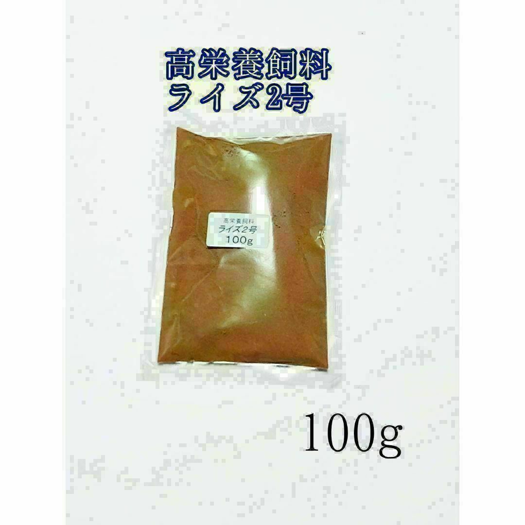 高栄養飼料メダカ餌 ライズ2号 100g アクアリウム 熱帯魚　グッピー その他のペット用品(アクアリウム)の商品写真