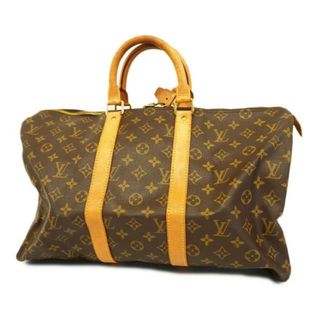 ルイヴィトン(LOUIS VUITTON)の【4hc2971】ルイヴィトン ボストンバッグ/モノグラム/キーポル45/M41428/ブラウン【中古】メンズ/レディース/ユニセックス(ボストンバッグ)