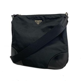 PRADA - 【4hc3037】プラダ ショルダーバッグ/ナイロン/ブラック/シルバー金具 【中古】 レディース