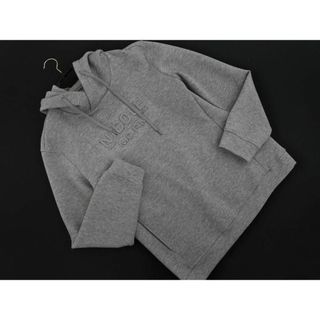 ニコルクラブ(NICOLE CLUB)のNICOLE CLUB ニコルクラブ FOR MEN ロゴ プルオーバー パーカー size46/グレー ■◇ メンズ(パーカー)