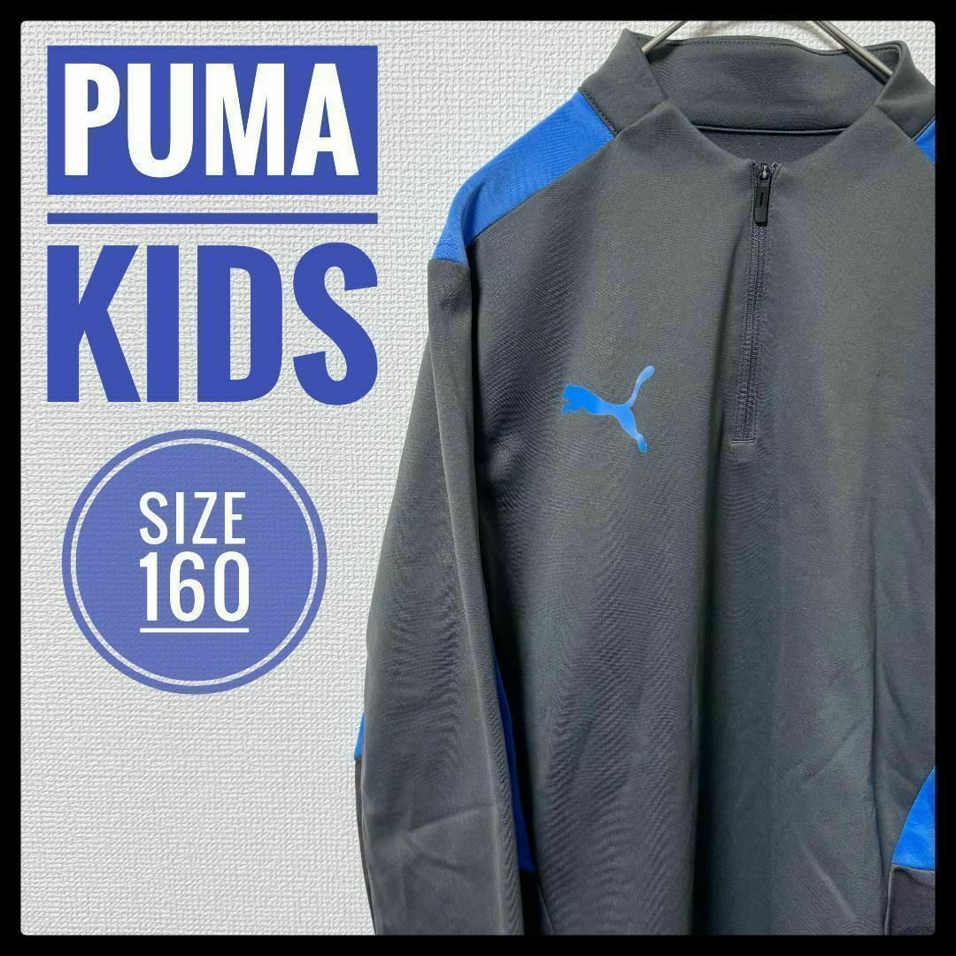 PUMA(プーマ)の【キッズ】PUMA ジャージ 160 ハーフジップ プラクティスウェア キッズ/ベビー/マタニティのキッズ服女の子用(90cm~)(その他)の商品写真