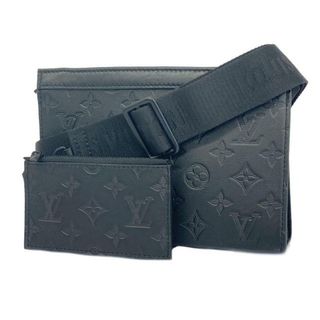 ルイヴィトン(LOUIS VUITTON)の【4hc3080】ルイヴィトン ショルダーバッグ/モノグラムシャドウ/ガストンウェアラブルウォレット/M81115/ノワール【中古】メンズ(ショルダーバッグ)