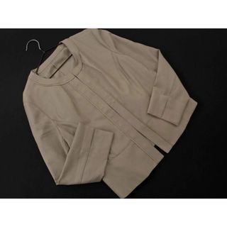 ニジュウサンク(23区)の23区 ノーカラー ジャケット size38/ベージュ ■◇ レディース(ノーカラージャケット)