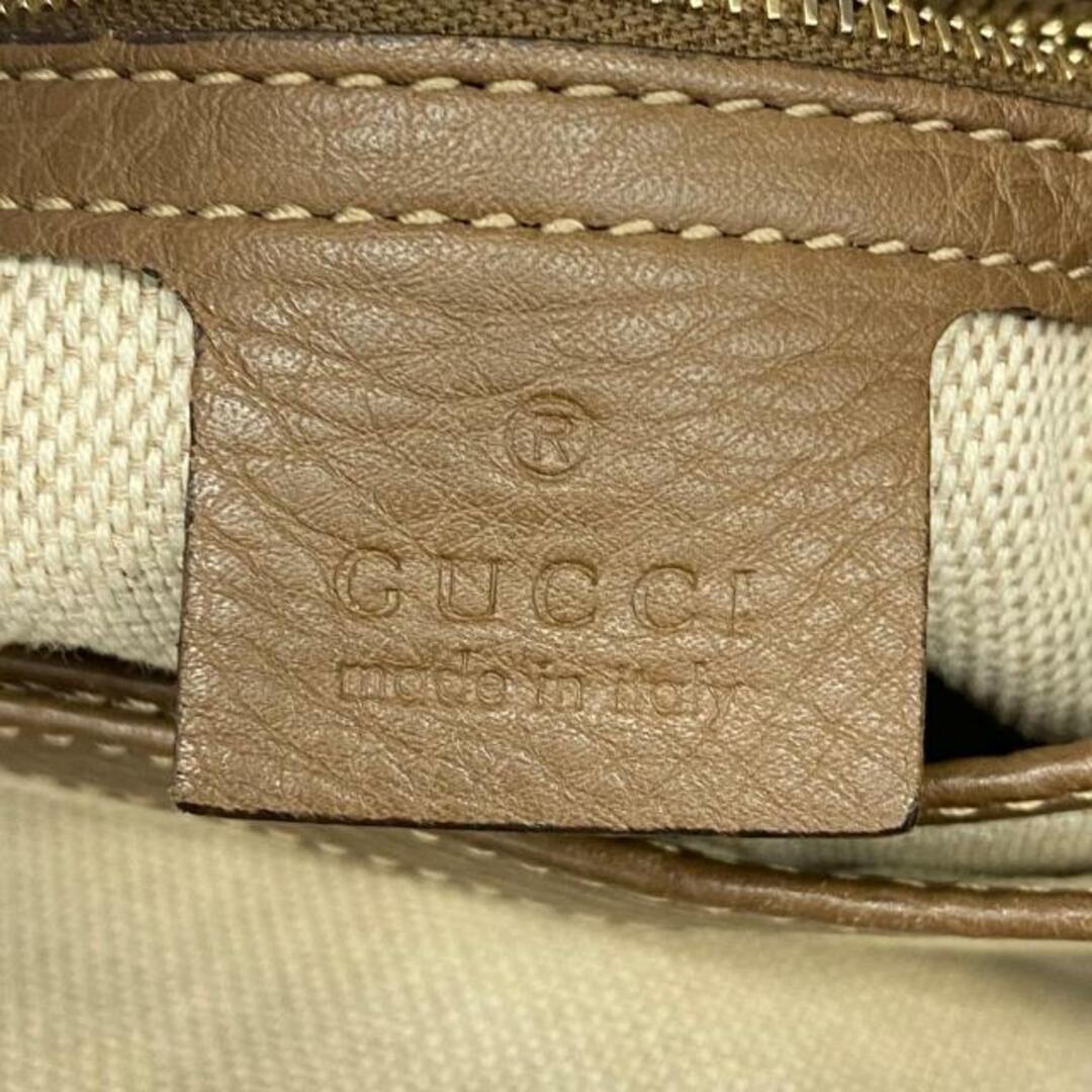 Gucci(グッチ)の【4hc3139】グッチ ハンドバッグ/バンブー/ダイアナ/フローラ/308360/キャンバス/レザー/アイボリー/ブラウン/ゴールド金具 【中古】 レディース レディースのバッグ(ハンドバッグ)の商品写真