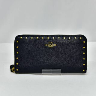 COACH - 極美品 鑑定済 コーチ COACH ラウンドジップ 長財布 