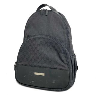 グッチ(Gucci)の【4hc3160】グッチ リュックサック/GGキャンバス/019 0333/キャンバス/ブラック/シルバー金具 【中古】 メンズ/レディース/ユニセックス(リュック/バックパック)