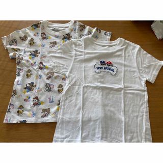 ユニクロ(UNIQLO)の（美品）半袖Tシャツ2枚セット　120サイズ(Tシャツ/カットソー)