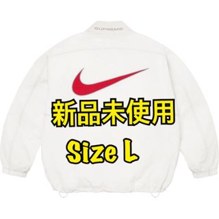 シュプリーム(Supreme)のSupreme / Nike Ripstop Pullover White L(ナイロンジャケット)