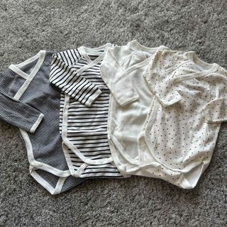 PETIT BATEAU - 新品　プチバトー　前あき肌着セット