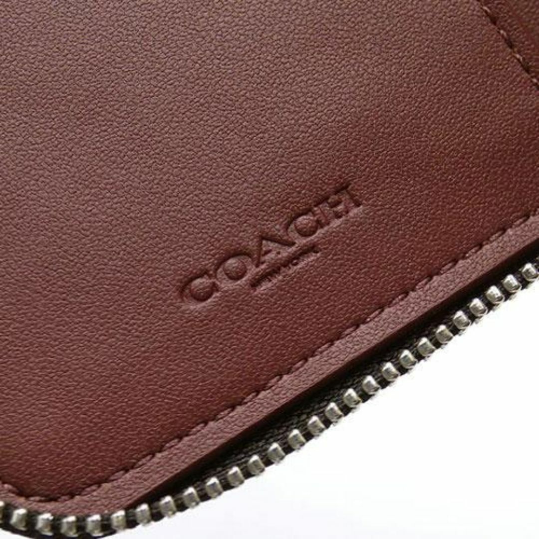 COACH(コーチ)の極美品 コーチ 財布 PVC/レザー ミディアム ID ジップ アラウンド ウォレット フラワー プリント ブラック C0215 OJ10357 レディースのファッション小物(財布)の商品写真