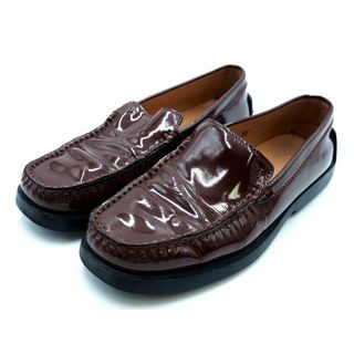 TOD'S トッズ エナメル ドライビング シューズ size35(22.5cm位）/ブラウン ■■ レディース