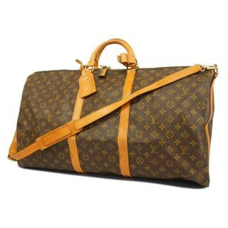 ルイヴィトン(LOUIS VUITTON)の【4hc3252】ルイヴィトン ボストンバッグ/モノグラム/キーポルバンドリエール60/M41412/ブラウン【中古】メンズ/レディース/ユニセックス(ボストンバッグ)