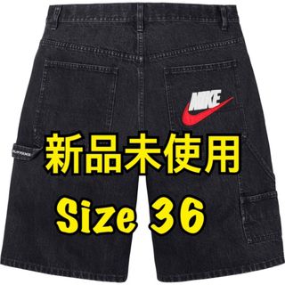 シュプリーム(Supreme)のSupreme Nike Denim Short ナイキ デニム ショート黒36(ショートパンツ)