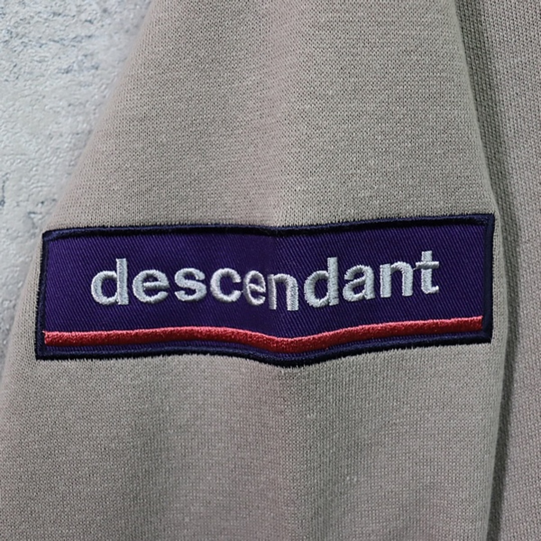 DESCENDANT(ディセンダント)の【広尾店】 ディセンダント DESCENDANT プルオーバーパーカー ライトグレー コットン size1 【13736】 メンズのトップス(パーカー)の商品写真