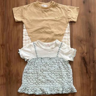 a.v.v - 女の子　Tシャツ2枚セット　a.v.v  BABYDOLL 90センチ