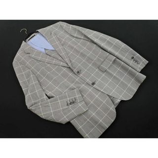 EPOCA - EPOCA エポカ UOMO ウール混 チェック テーラード ジャケット size48/グレー ■◇◎メンズ