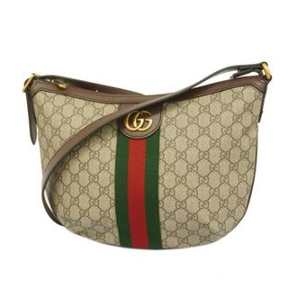 グッチ(Gucci)の【4hc3223】グッチ ショルダーバッグ/オフィディア/598125/PVC/ブラウン/ゴールド金具 【中古】 レディース(ショルダーバッグ)