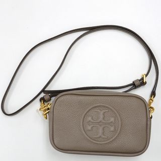 トリーバーチ(Tory Burch)のトリーバーチ（TORY BURCH） レザー カメラバッグ クロスボディショルダー グレージュ 【中古】 JA-18845(ショルダーバッグ)